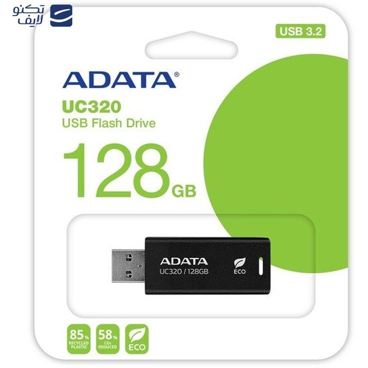 فلش مموری ای دیتا مدل UC320 ظرفیت ۱۲۸ گیگابایت USB 3.2