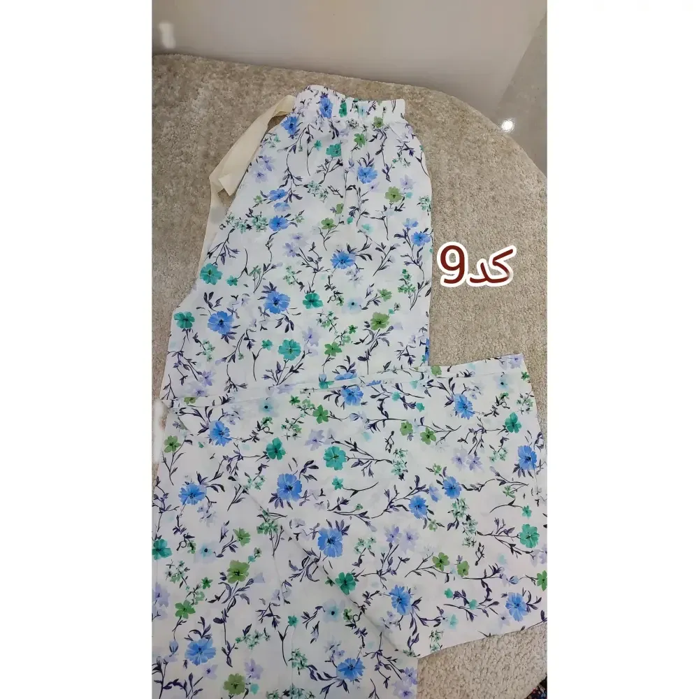 دامن شلواری نخی دامنی وارداتی نخ تایلندی سایز 36 تا 46 قد 100