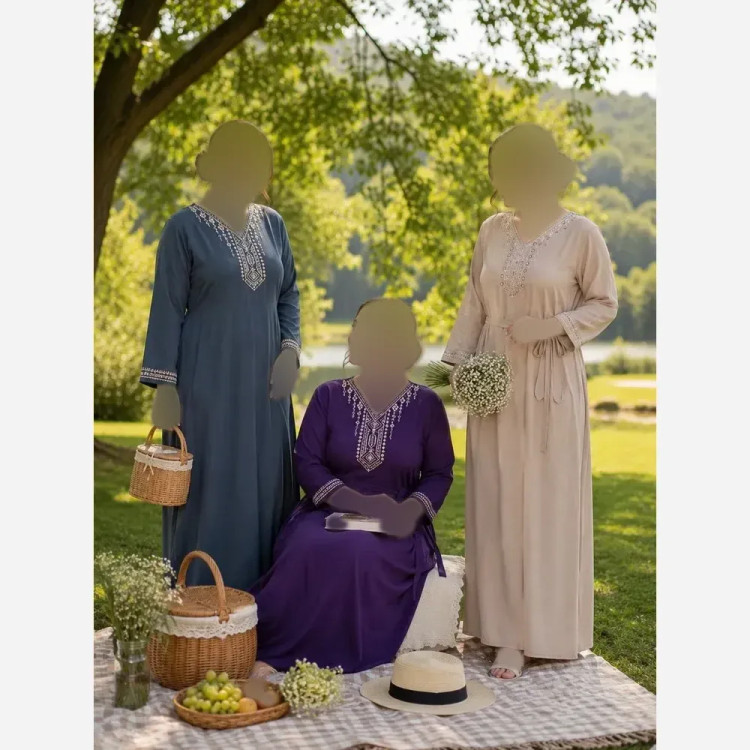ساحلی مایا نخ ململ فری سایز 38 تا 48 قد 136