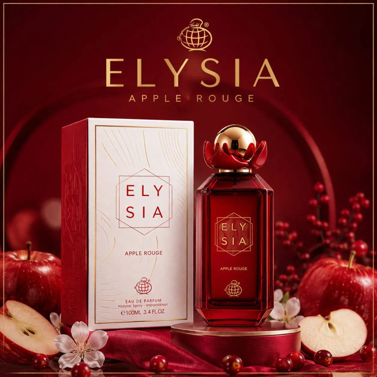 عطر زنانه فراگرنس ورد الیسیا اپل رژ ادو پرفیوم 100 میل الهام گرفته از Kayali Eden Juicy Apple