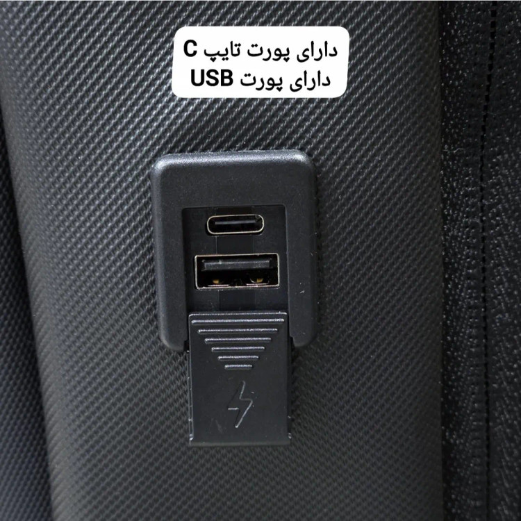 کوله پشتی لپتاپ دانشجویی و اداری قفل دار مناسب لپتاپ 17.5 اینچ