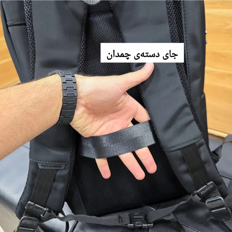 کوله پشتی لپ تاپ و دانشجویی قفل دار مناسب لپتاپ تا 17.5 اینچ