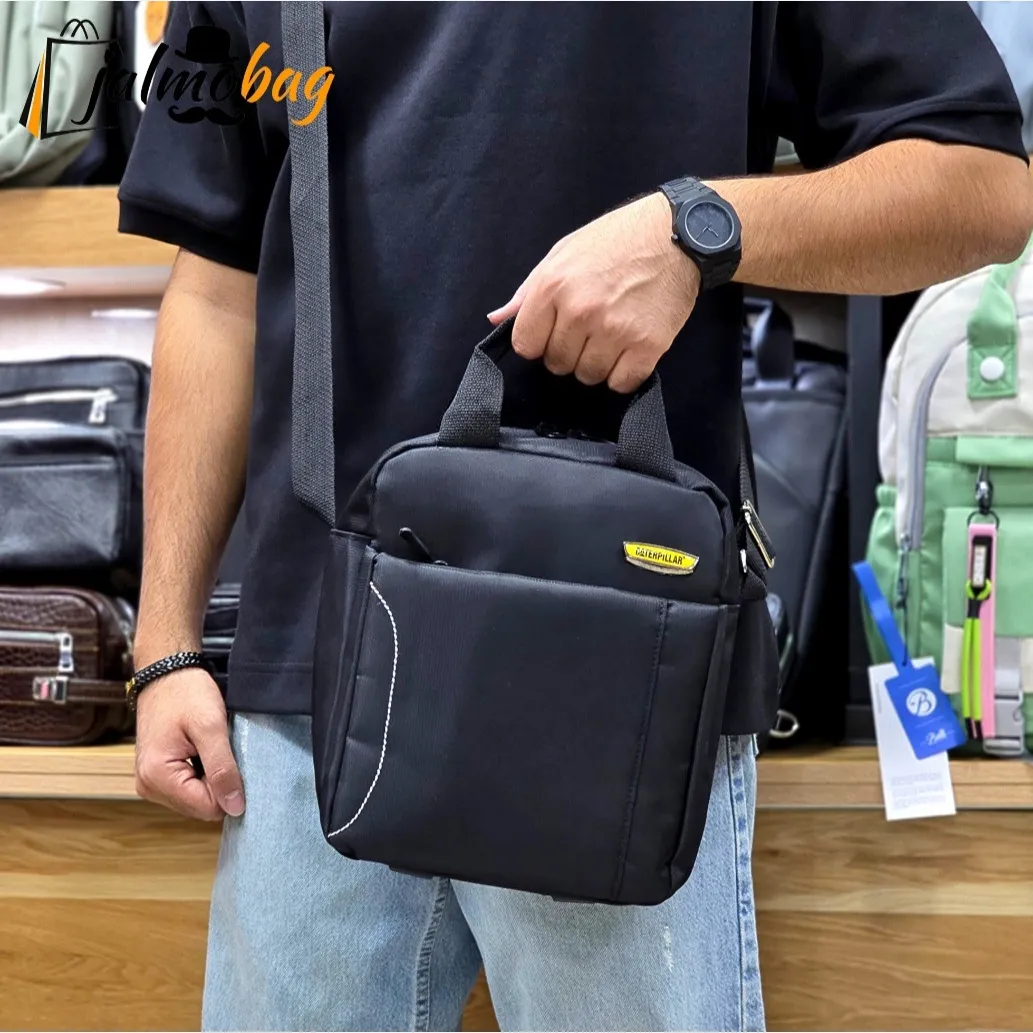 کیف ظرف غذا دستی و دوشی پارچه ای کجراه خ خارجی جیب دار