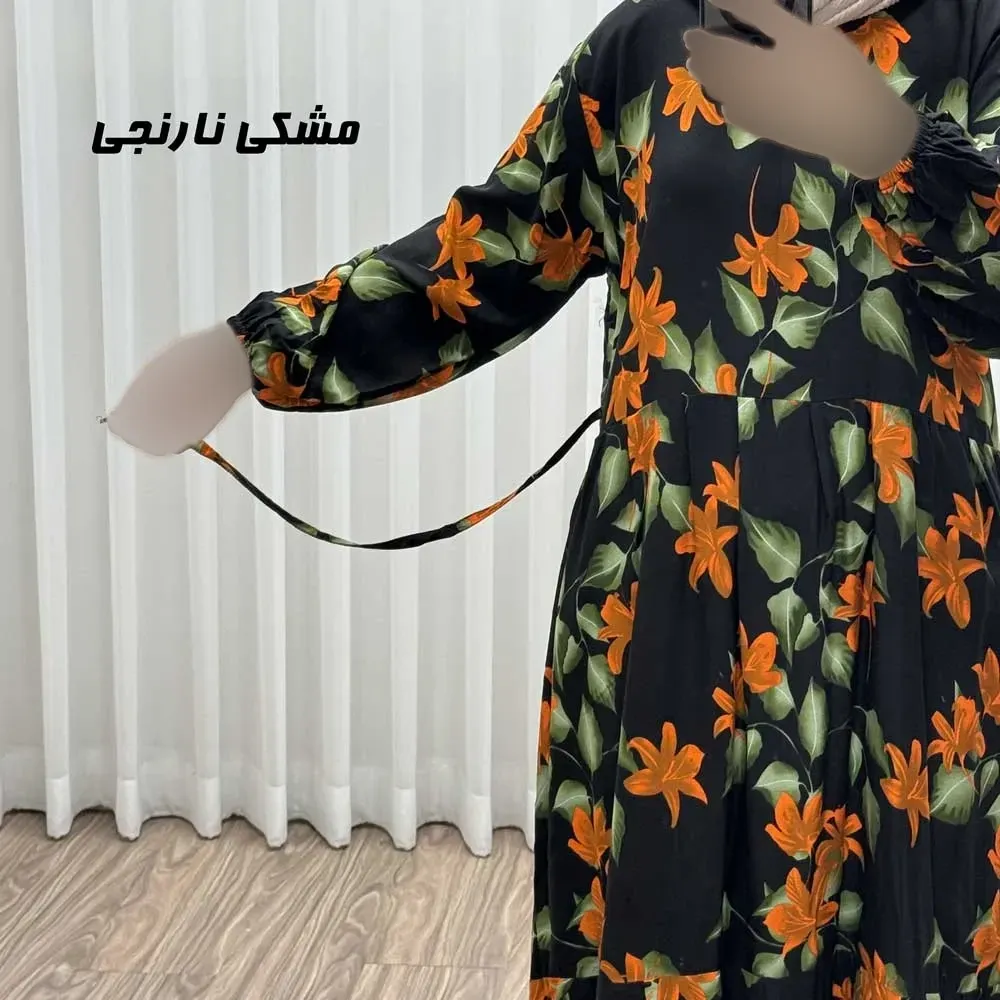 پیراهن ساحلی زنانه نخی مدل پامچال فری سایز